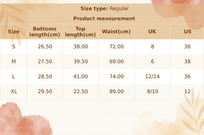 Solid Color Tankini Two-Piece Swimsuit