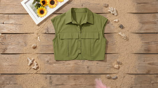 Summer Button Down Blouse
