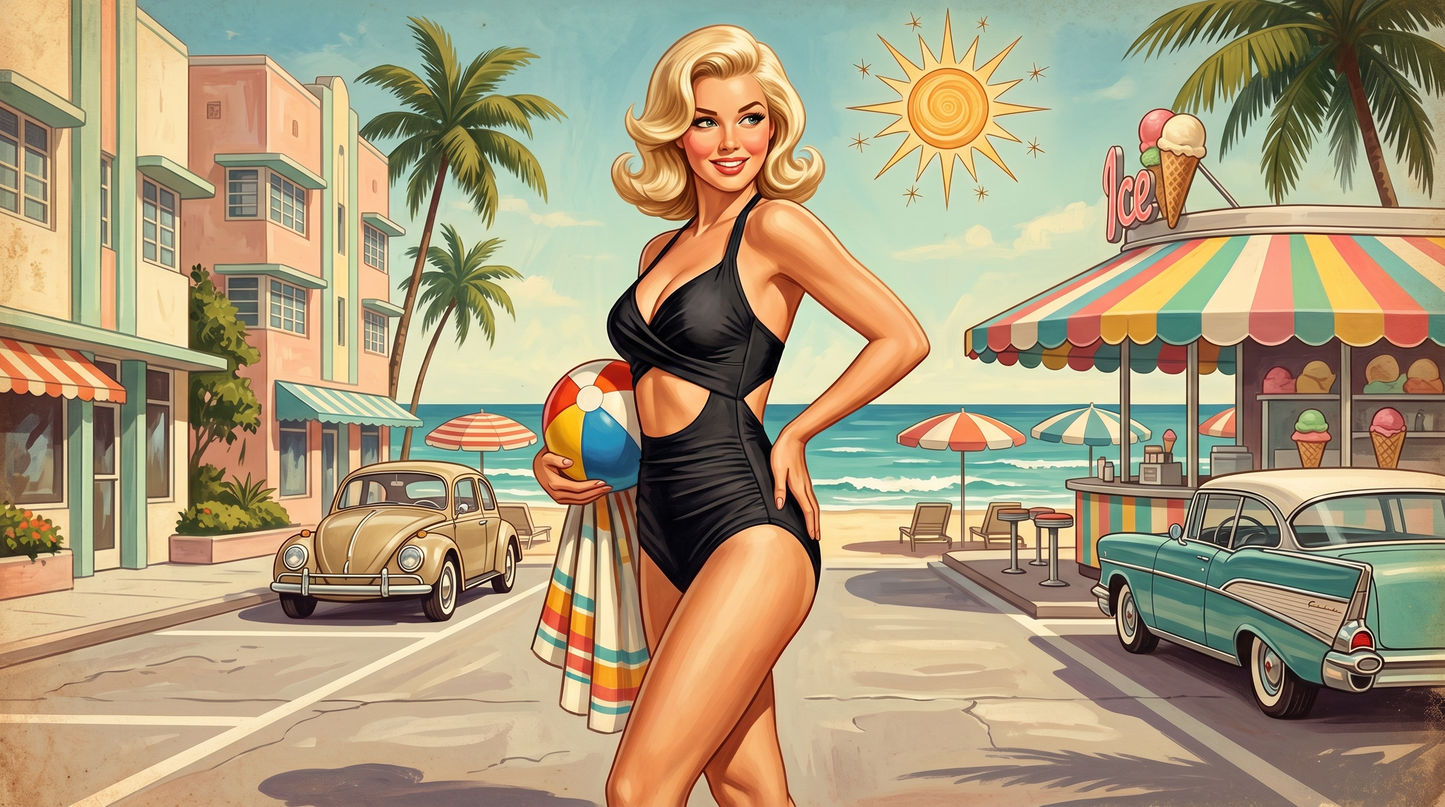 Black One Piece Swimsuit